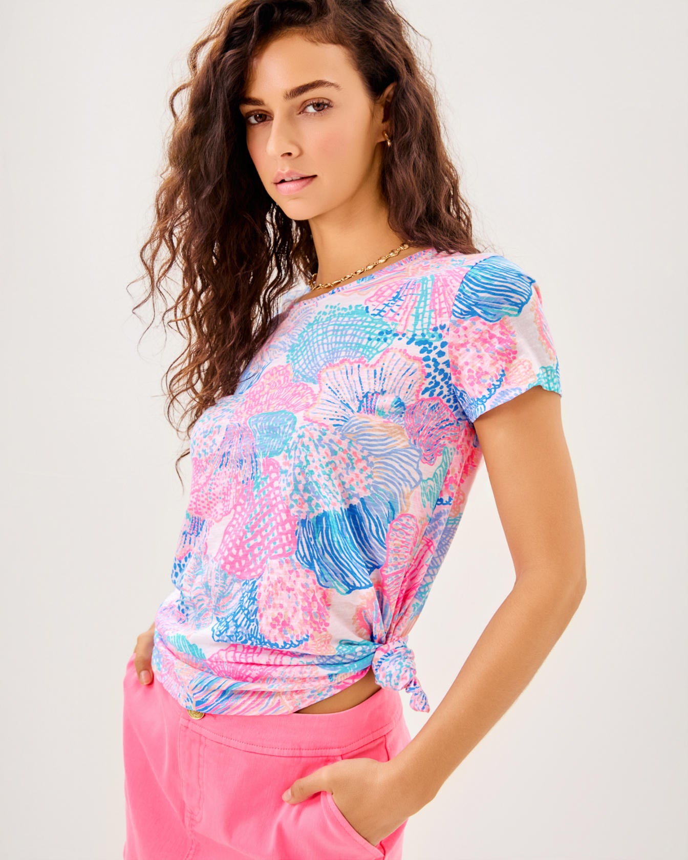 ETTA SCOOP NECK ROAR OF THE SEA