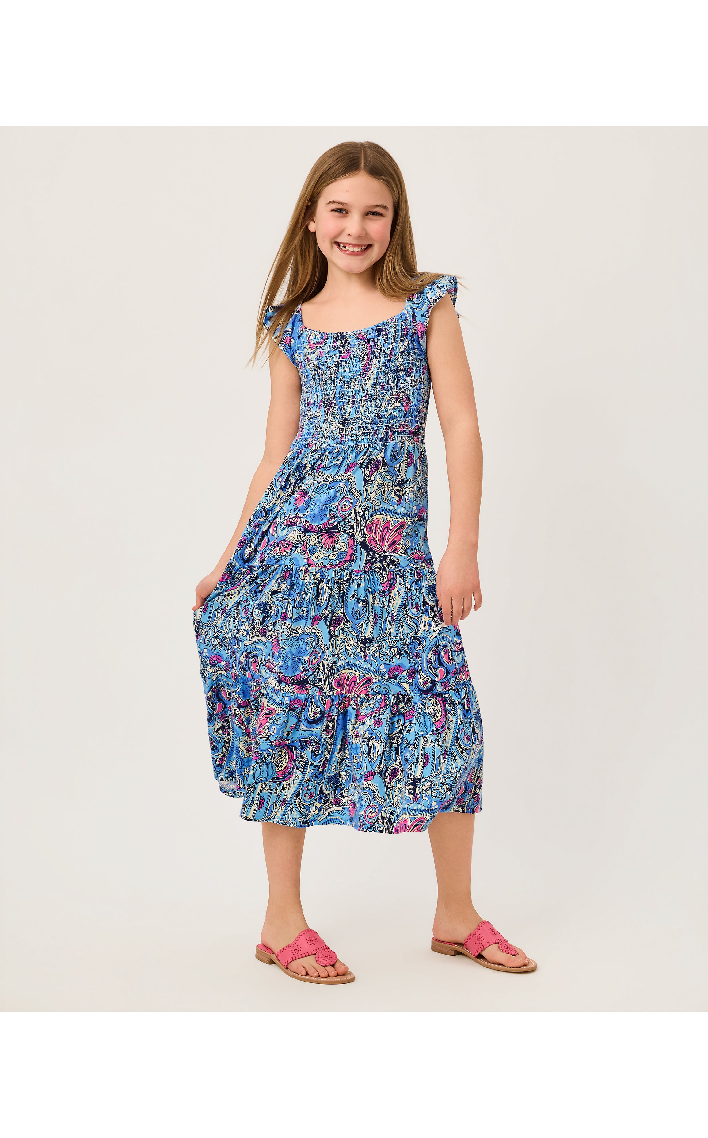 MINI JILLY MIDI DRESS IN PAISLEY PARADE