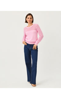 DAISA SWEATER IN OLEANDER PINK