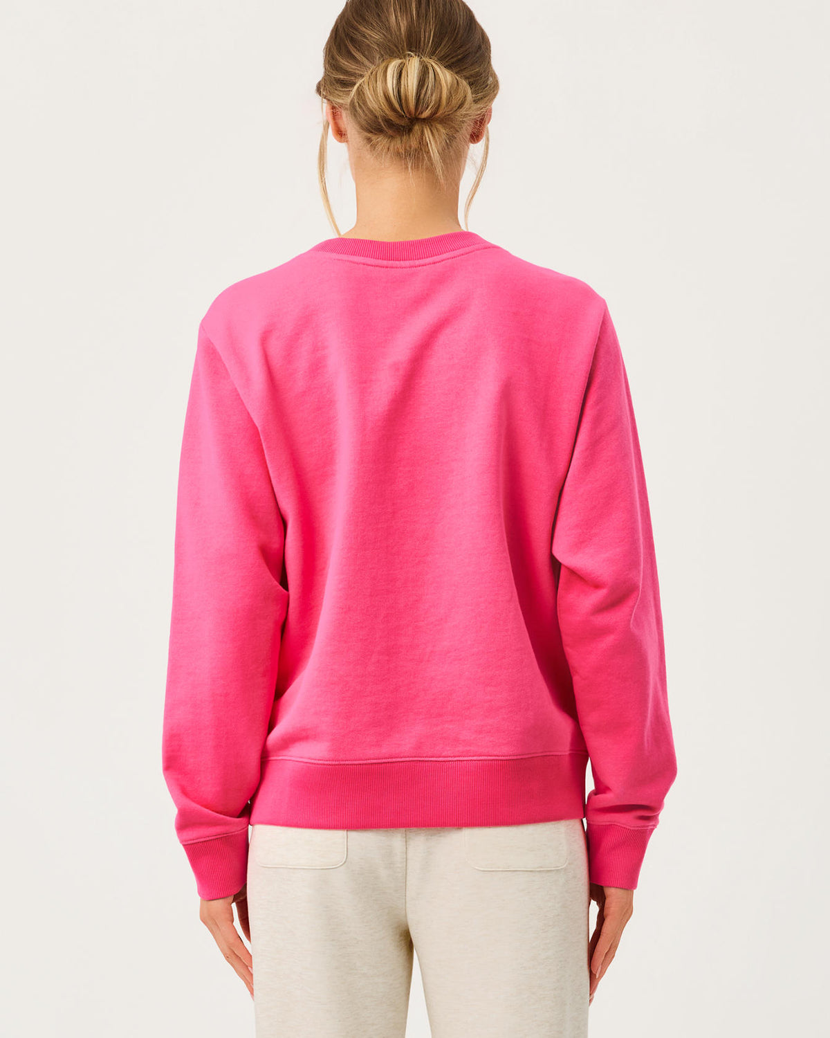 BALLAD LONG SLEEVE SWEATSHIRT IN SAFARI EMBROIDERY
