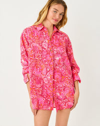 Kwitney Long-Sleeve Cover Up In Jims Stuff Engineered Coverup