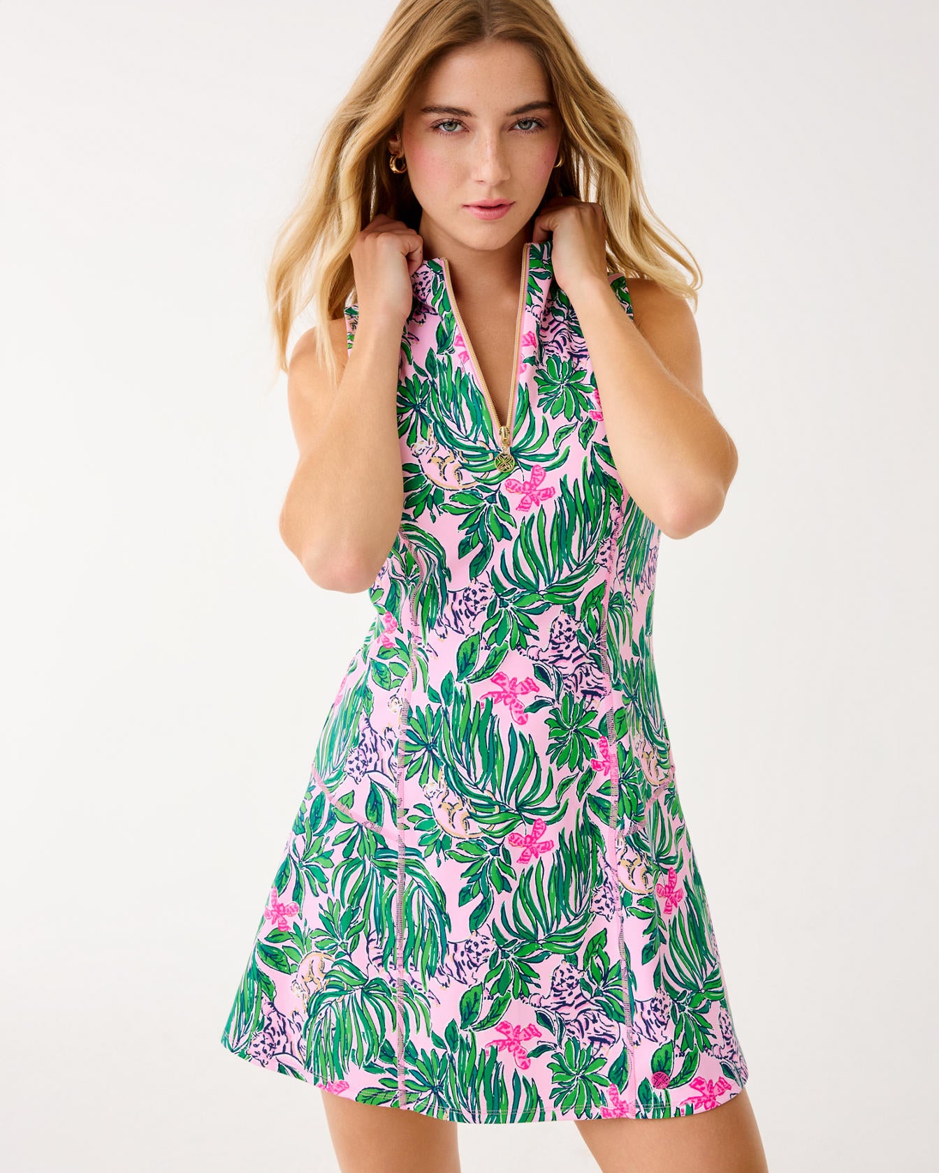 Racquet Active Dress Conch Shell Pink Roaring With Joy