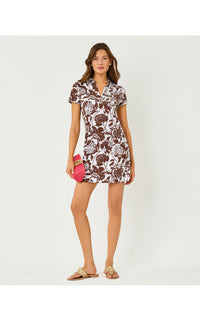 Dune Upf 50+ Short Sleeve Dress In Marni