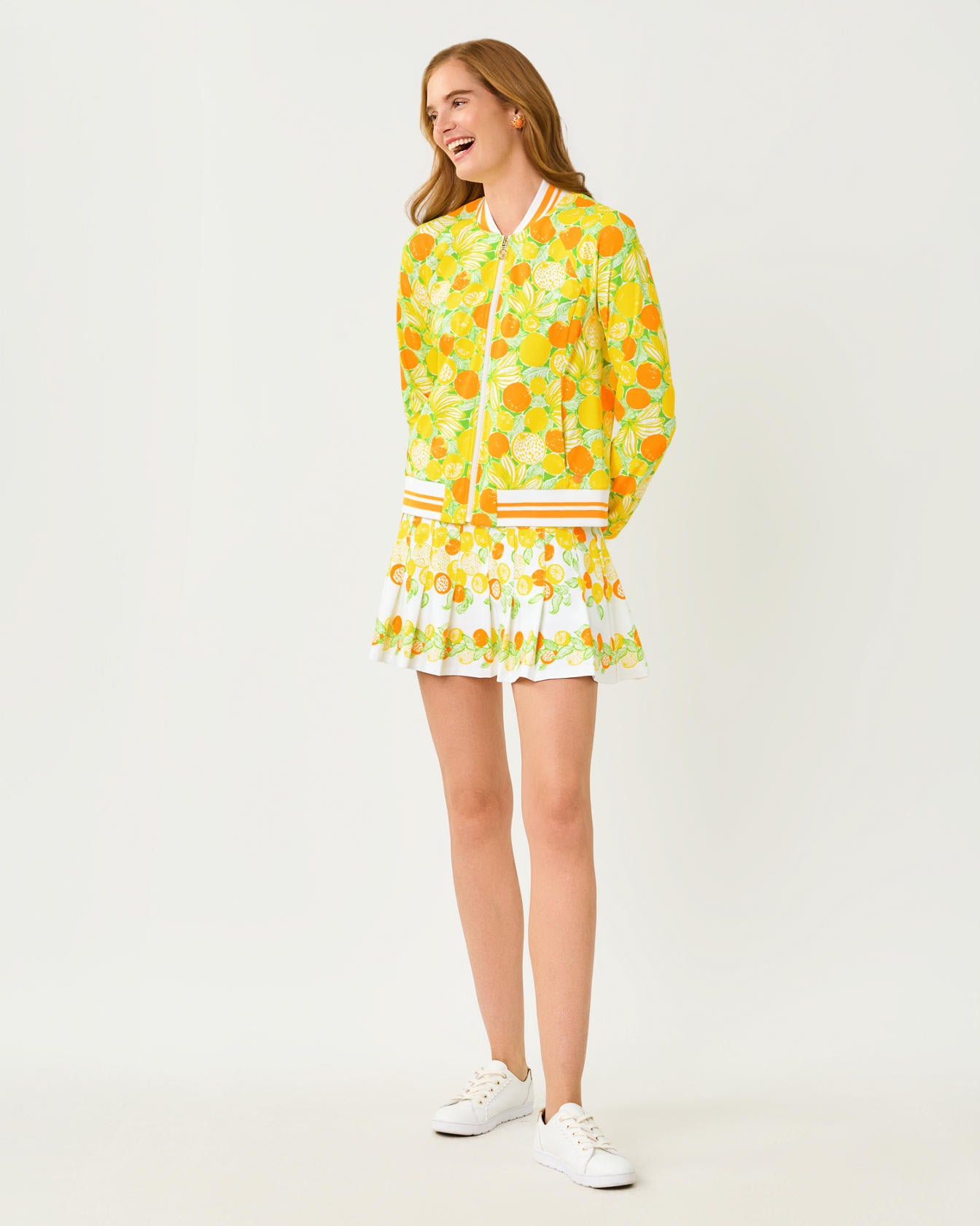 Annora Skort Upf 50+ In Zesty Engineered Luxletic