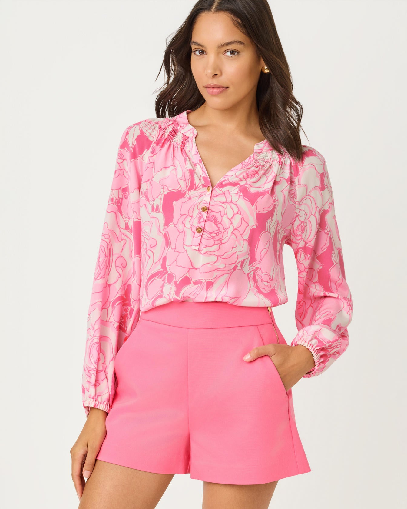 SARISSA STRETCH SHORT CONFETTI PINK