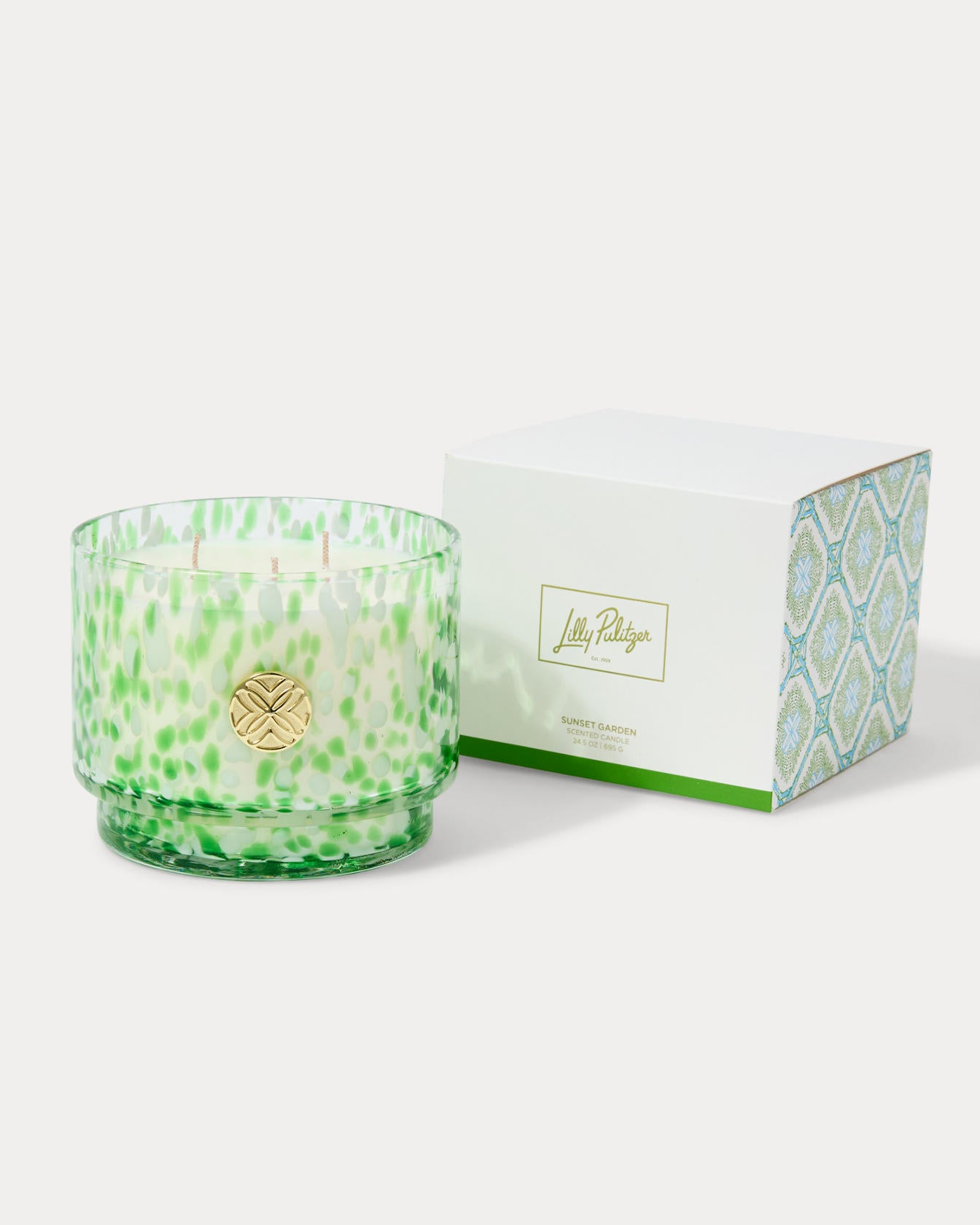 SPECKLED GLASS CANDLE