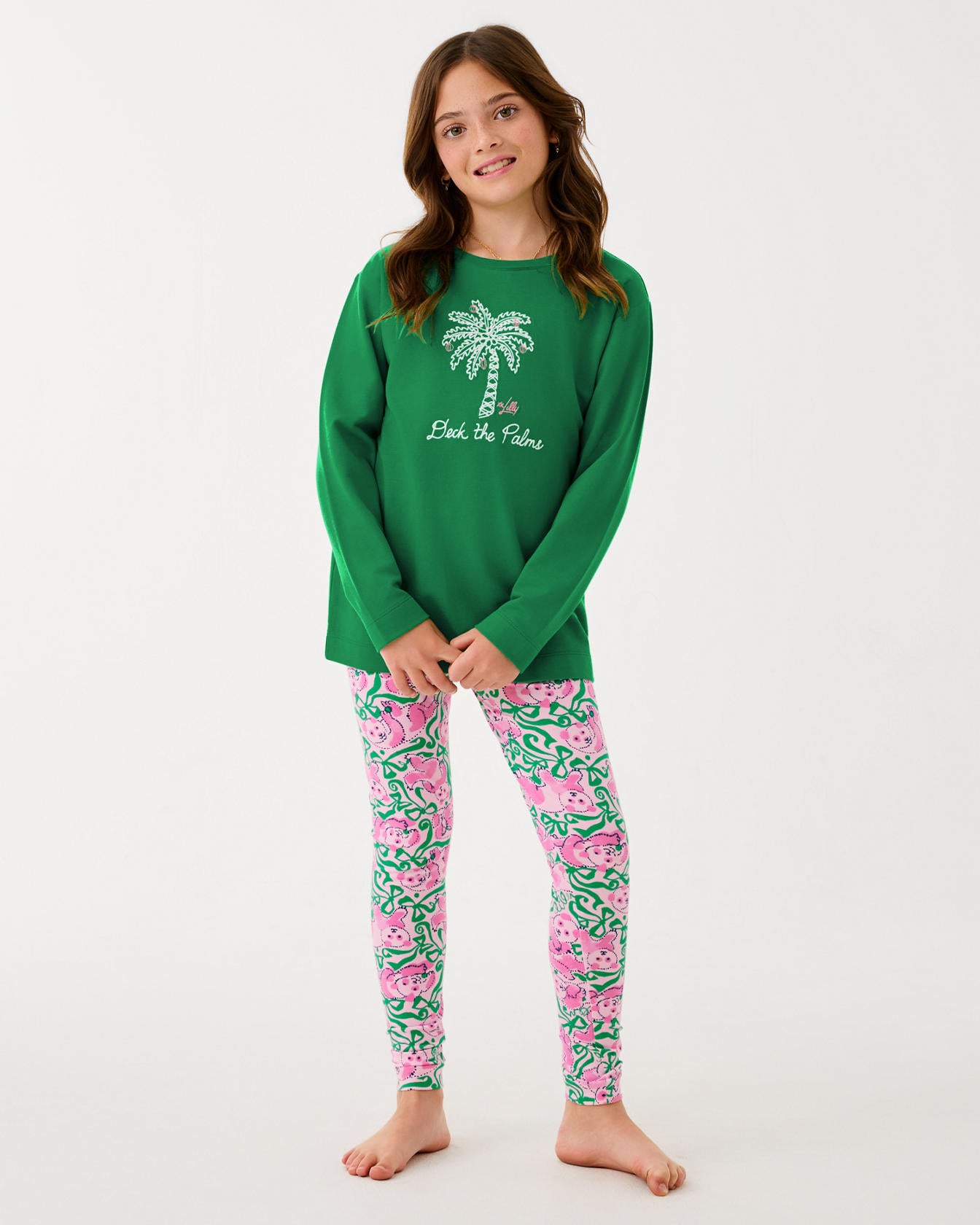 Mini Ballad  Sweatshirt  Multi Deck The Palms Embroidery Childrens