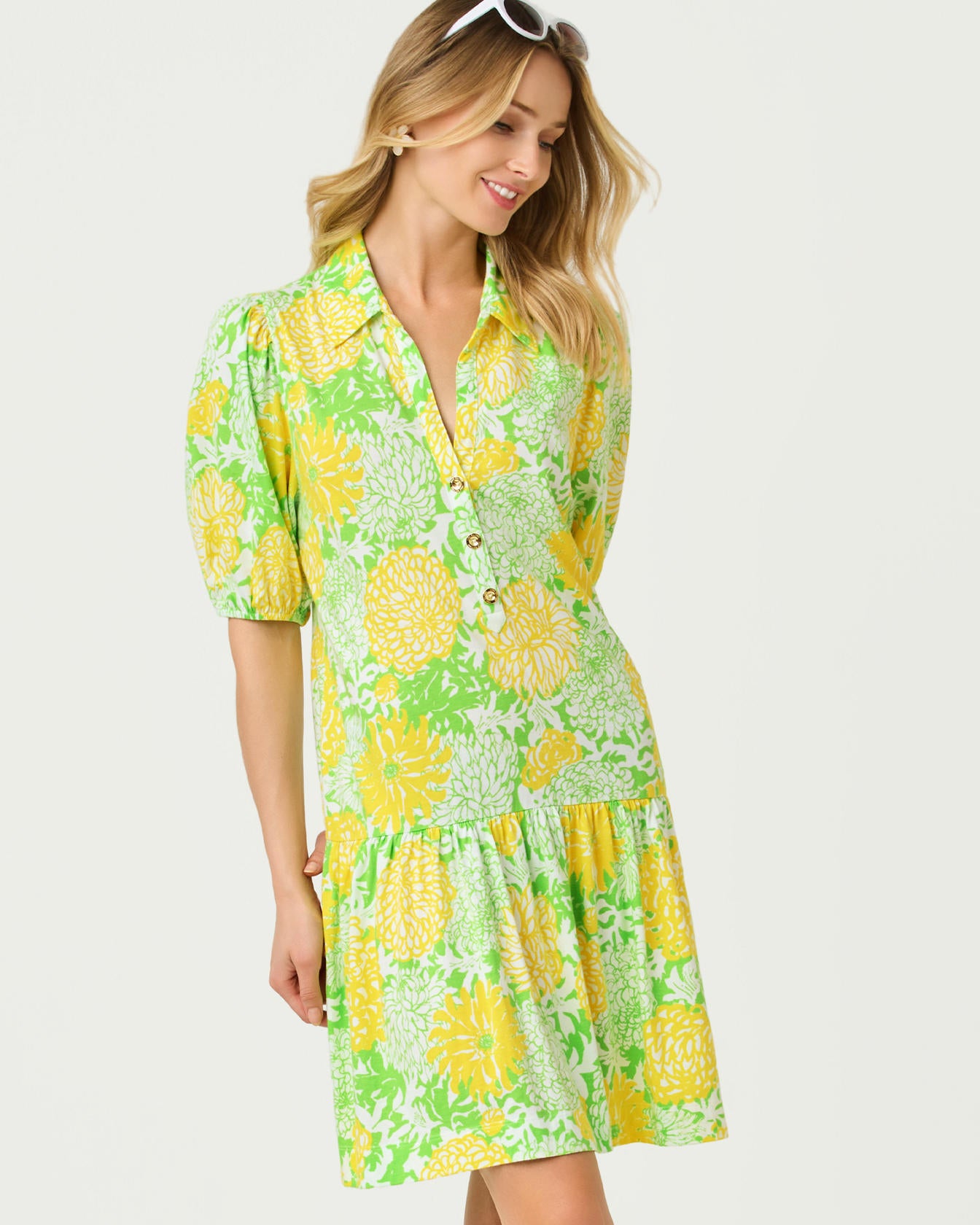 Bingley Dress Crocodile Green Mumbo Jumbo
