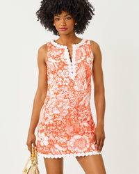 Romey Shift Romper In Budding Romance