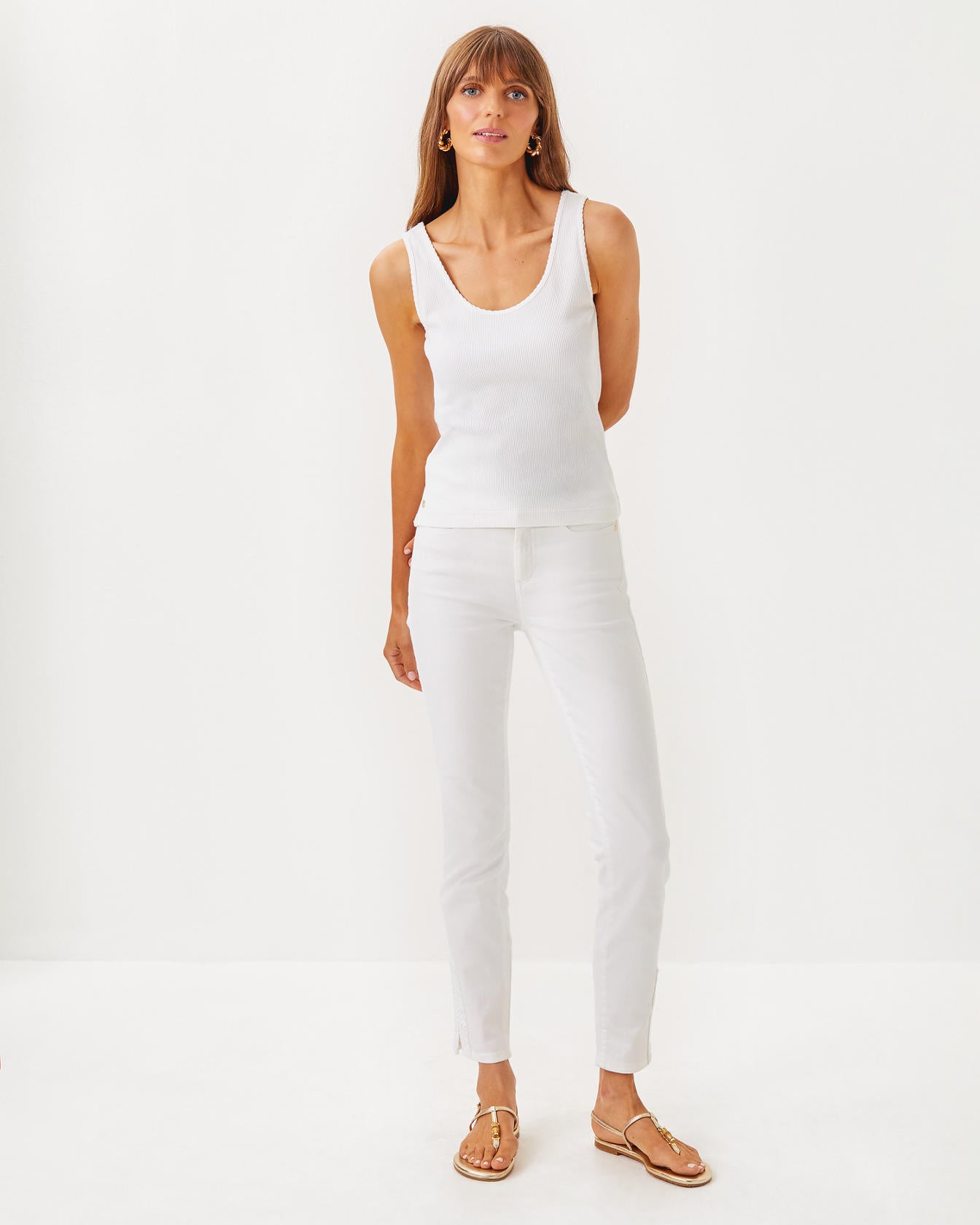 SOUTH OCEAN HIGH RISE SKINNY WHITE
