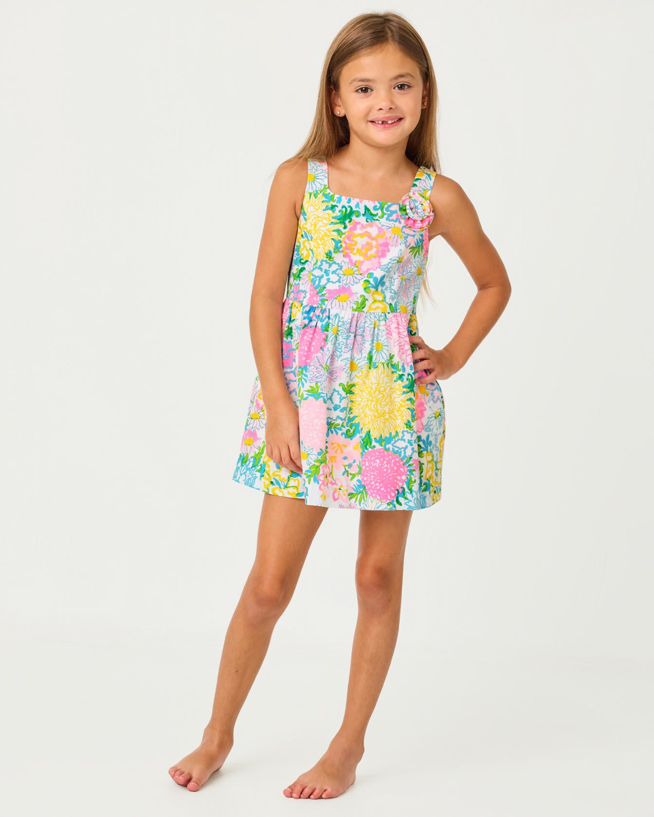 Bellefleur Dress Multi Lilly Garden