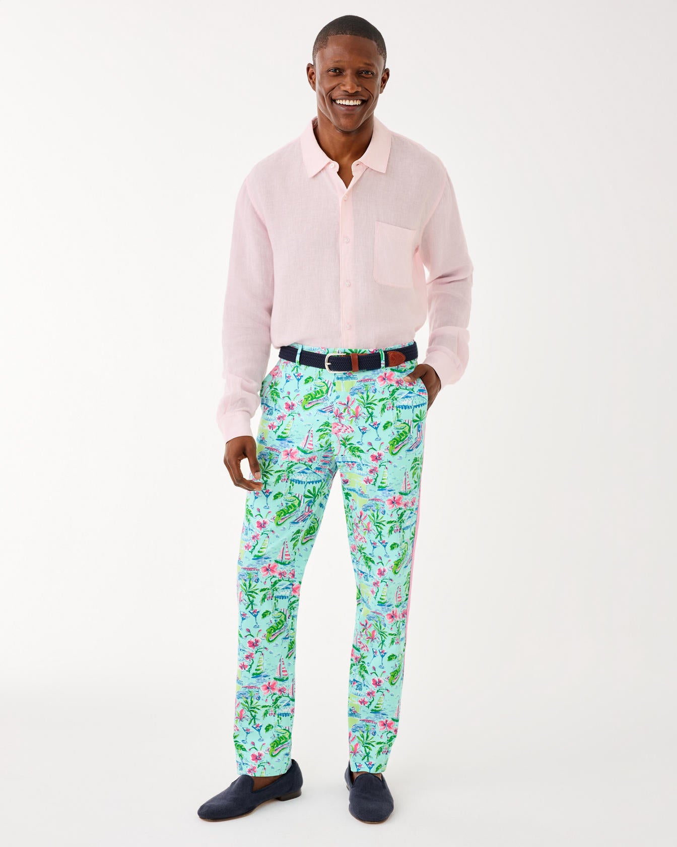 Mens Stuff Mizner Stretch Salt Pond Blue Sunny Dee