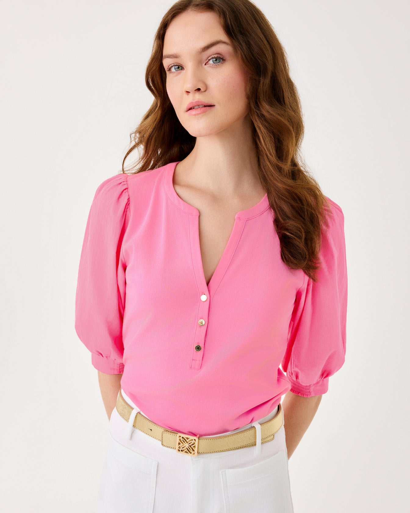 Ronson Knit Top Confetti Pink