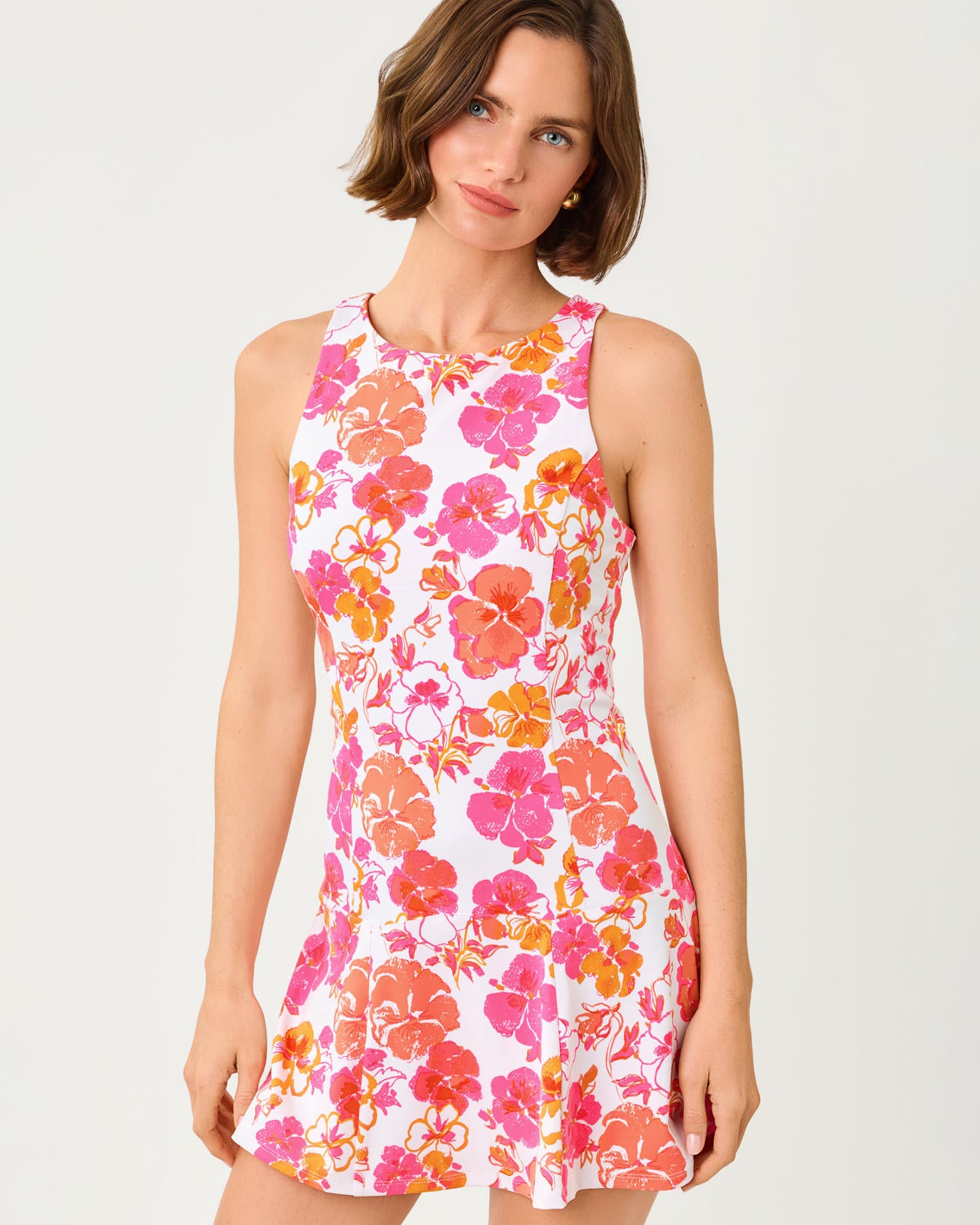 Westley Active Dress Upf 50+ In Pansy Fansy