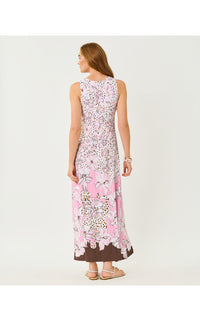 Ellison Maxi Dress In Wildness Engineered Knit Maxi Dress