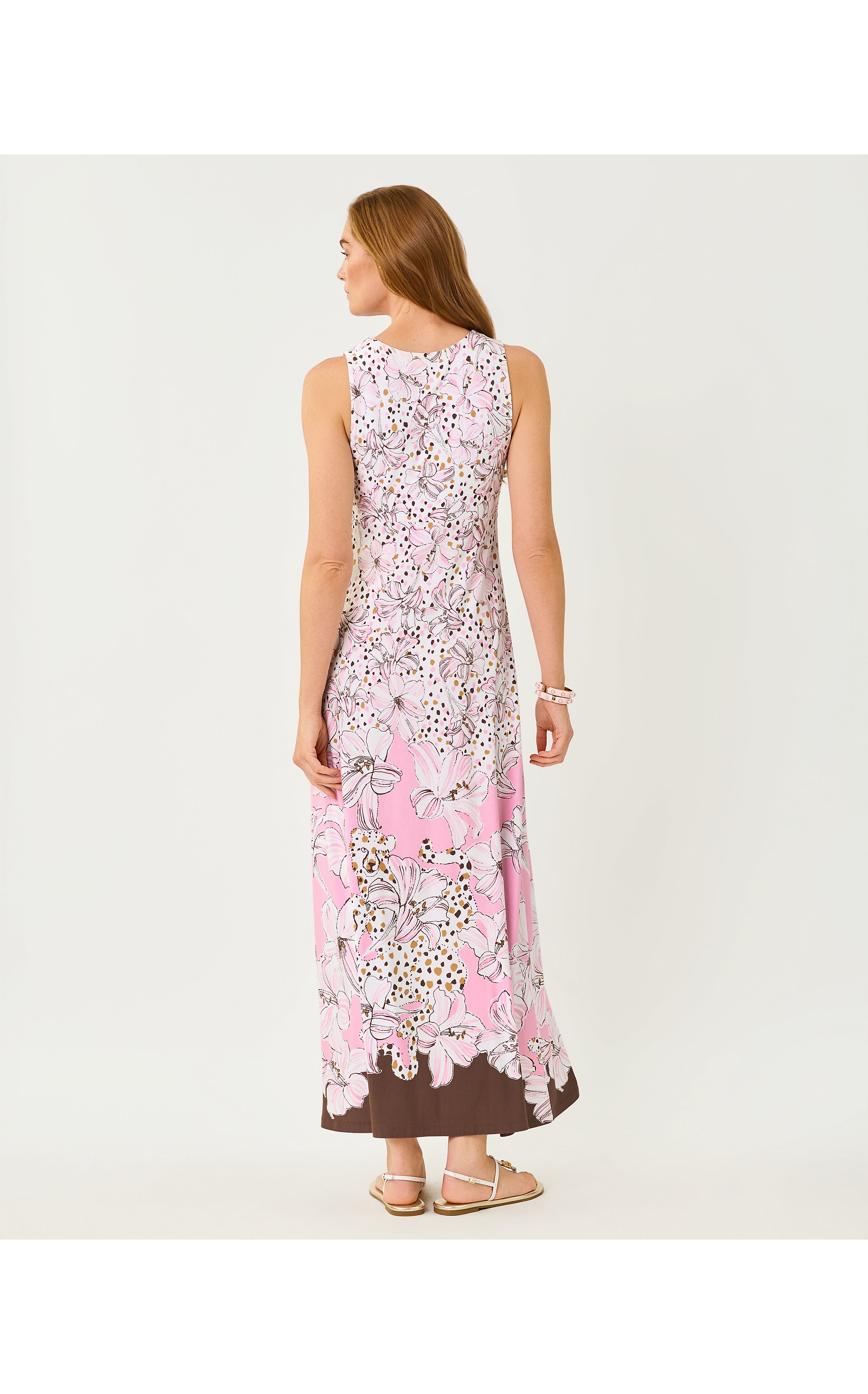 Ellison Maxi Dress In Wildness Engineered Knit Maxi Dress