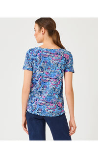 KEY WEST TOP IN PAISLEY PARADE