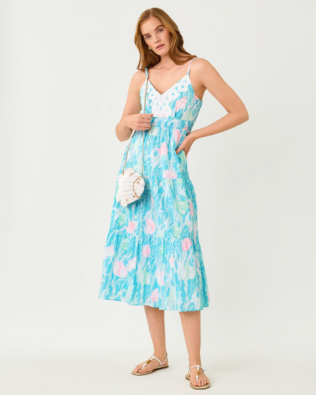 Zanna Midi Dress In Shelden