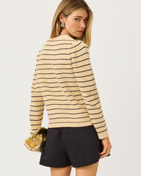 MAYSEN CARDIGAN WICKER TAN