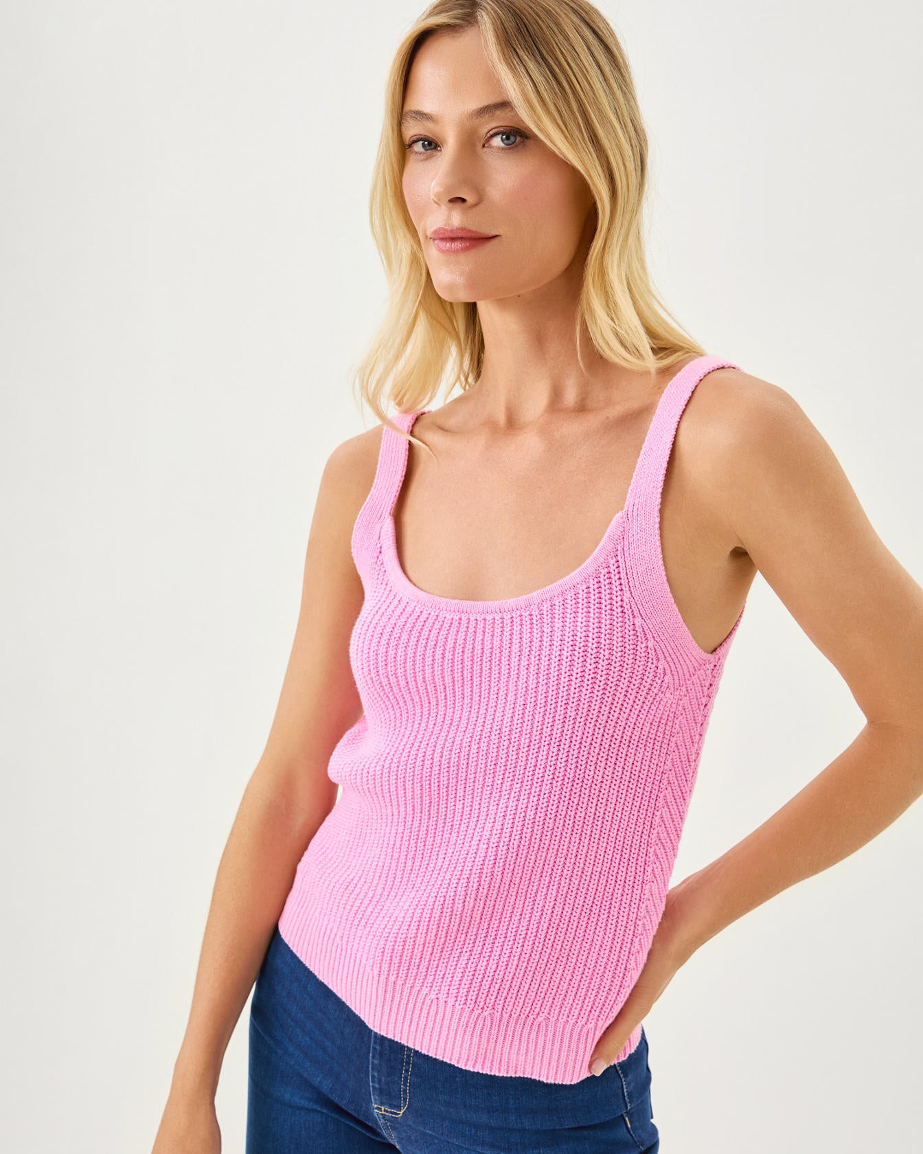 BRISTOW SWEATER TANK PINK