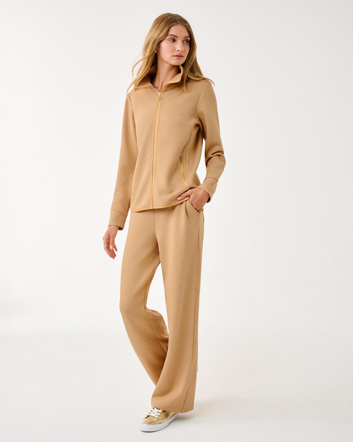 Amore Pant UPF 50+ Heathered Iced Latte