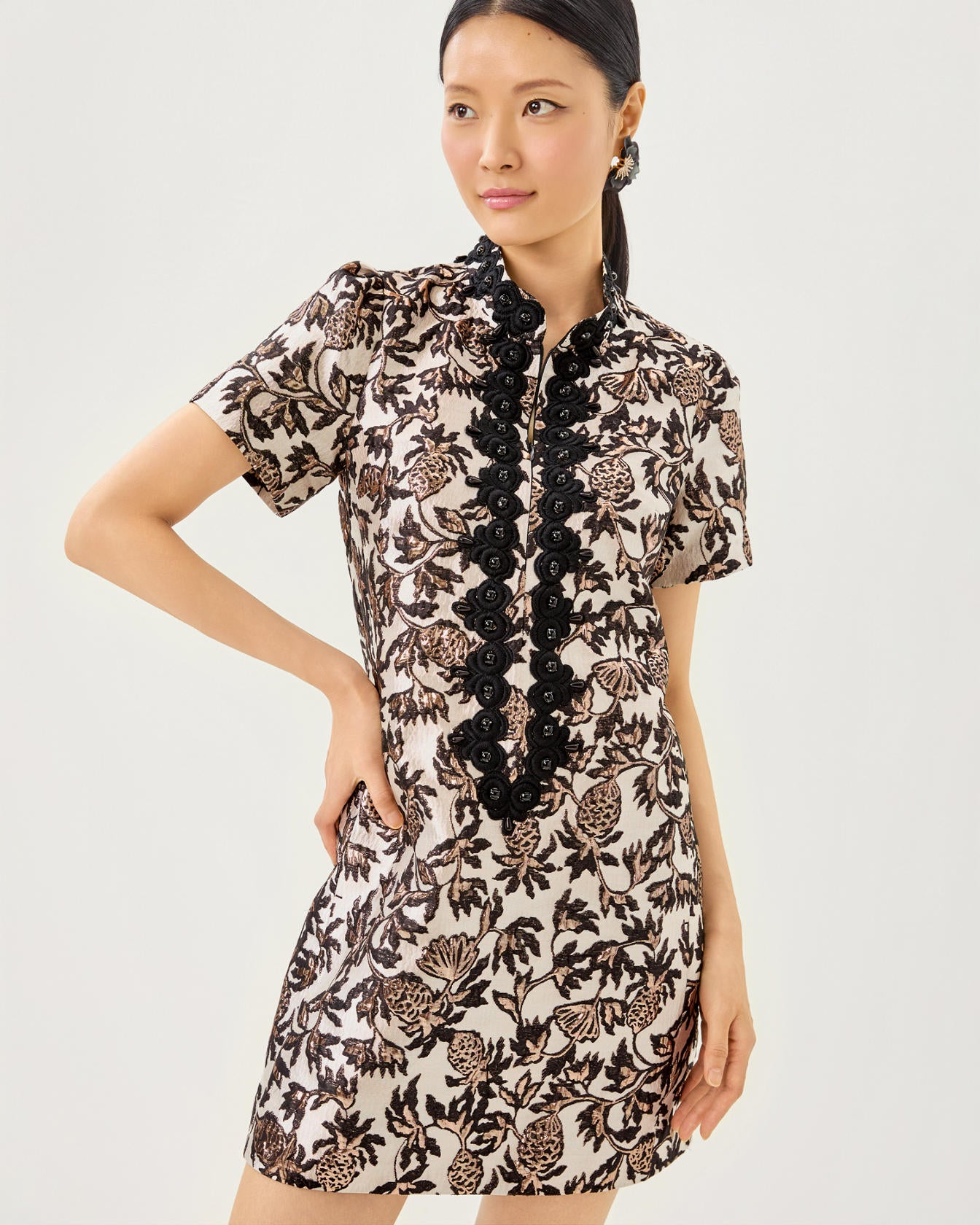TEDDY JACQUARD SHIFT