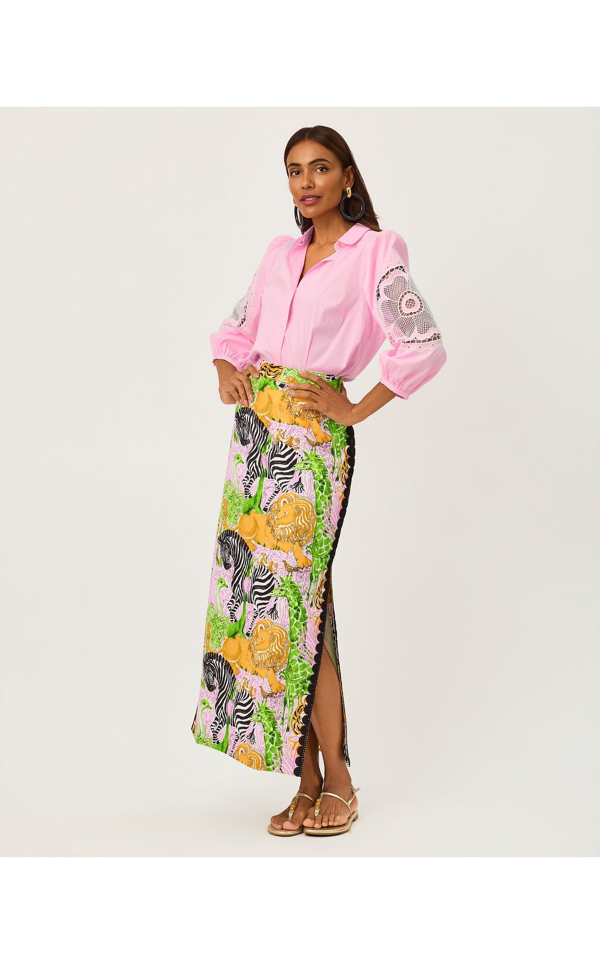 SANDERS MAXI SKIRT IN LILLYS ZOO