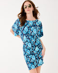 Zahra Dress Low Tide Navy Seashell Splendor