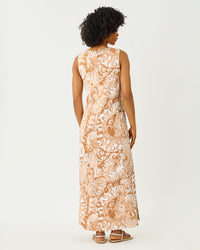Edita Maxi Shift Dress In Oversized Jims Stuff