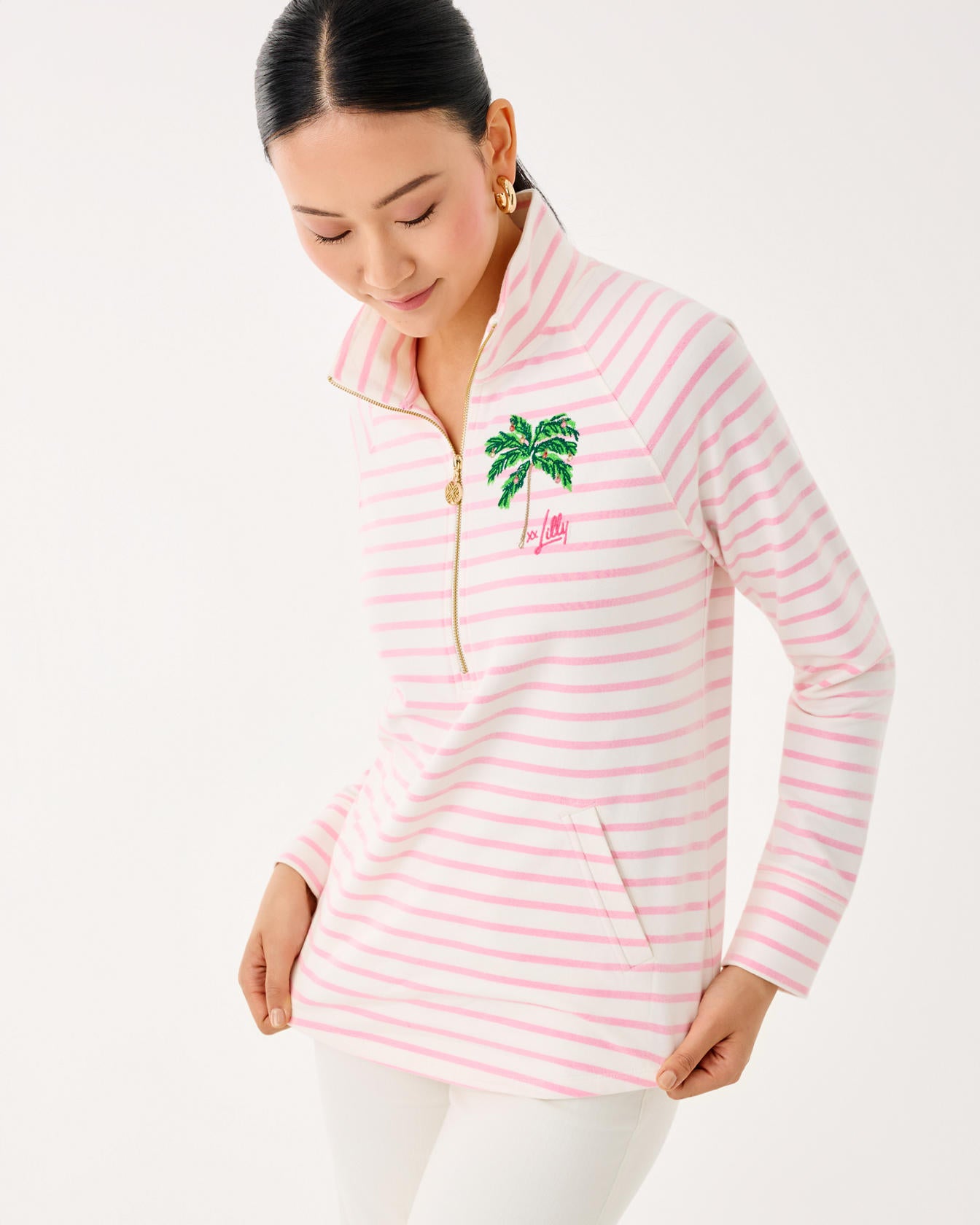 Skipper Popover Multi Holiday Palm Embellishment