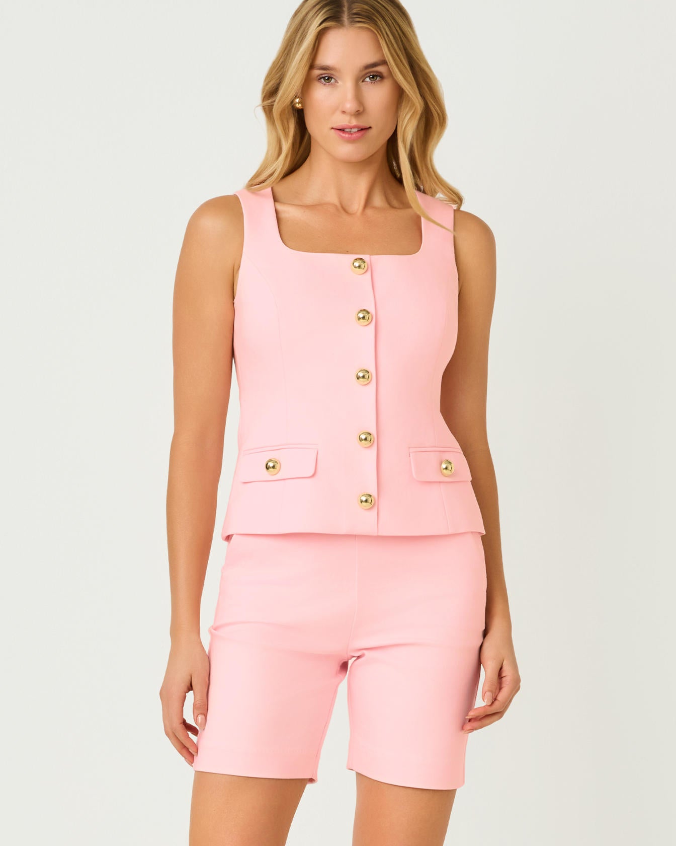 Sarissa Stretch 7" Short Pink Muse