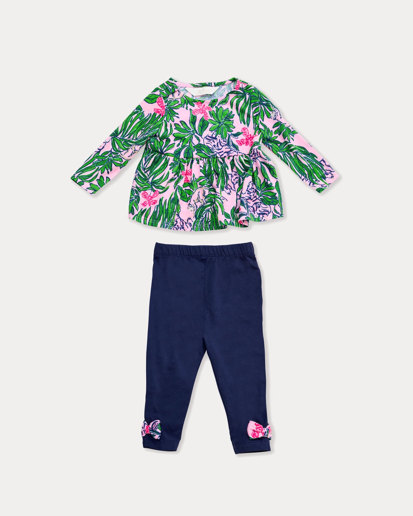 Hollee Infant Tunic & Leg Conch Shell Pink Roaring With Joy