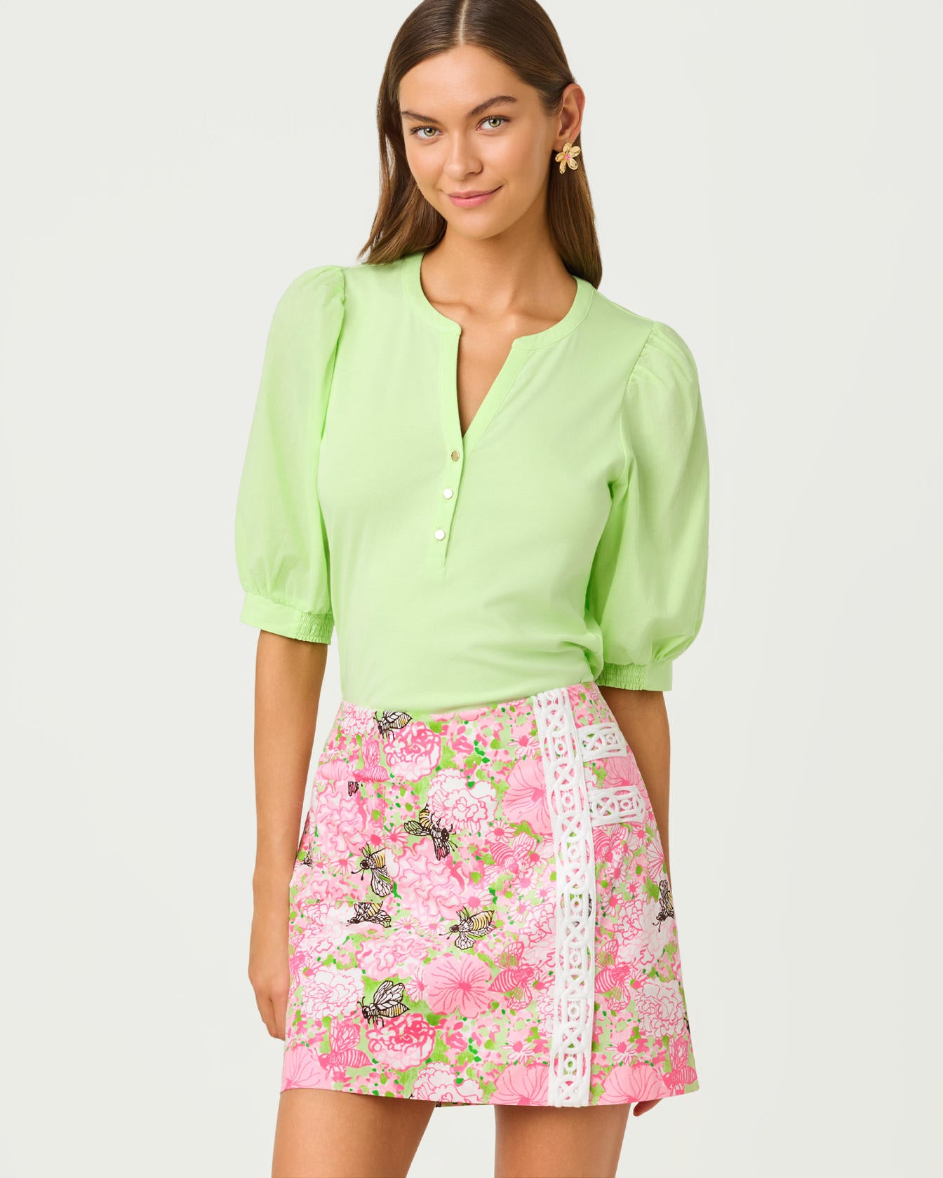 Daye Mini Skort Pistachio Macaron Bees Knees