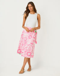 Constance Reversible Midi Putting Green Fleur De Lilly