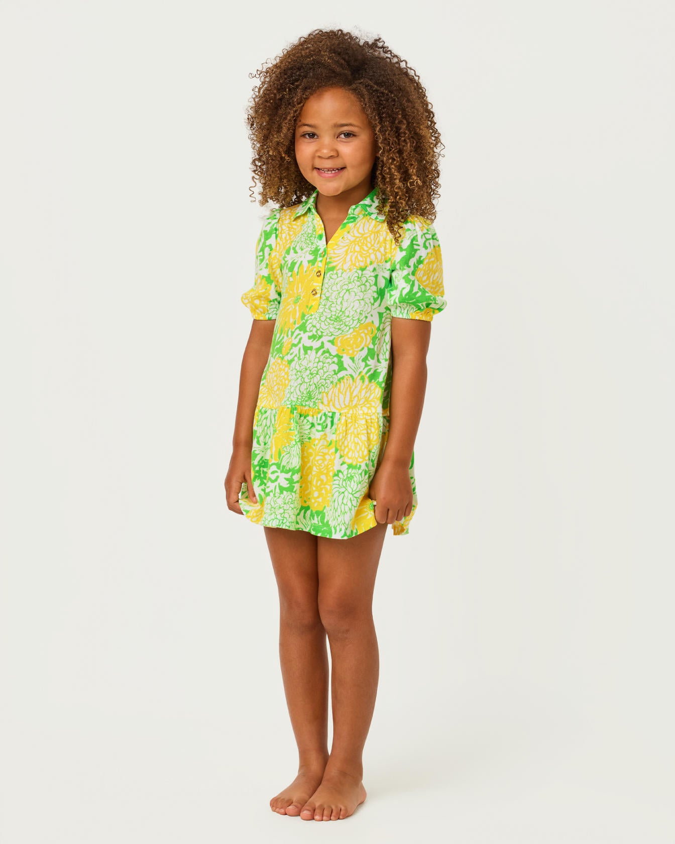 Mini Bingley Dress Crocodile Green Mumbo Jumbo