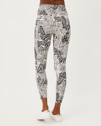 ENDURANCE HIGH RISE MIDI LEGGINGS IN COCONUT