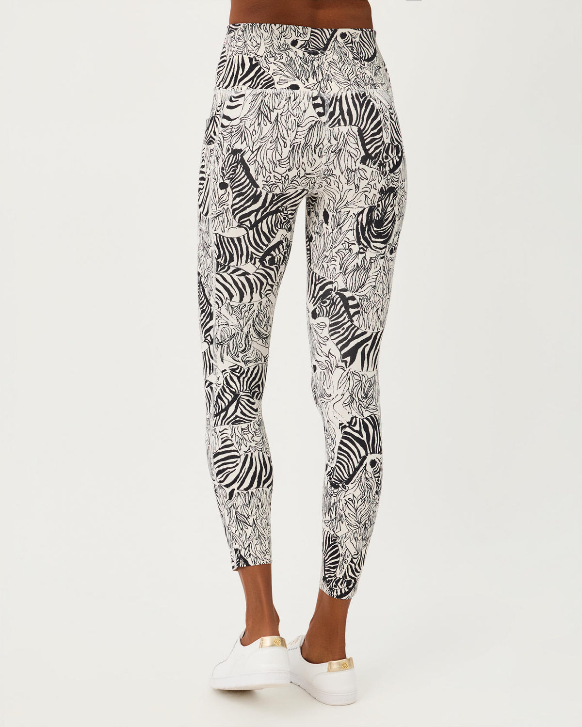 ENDURANCE HIGH RISE MIDI LEGGINGS IN COCONUT