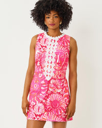 Edita Stretch Shift Dress In Oversized Jims Stuff