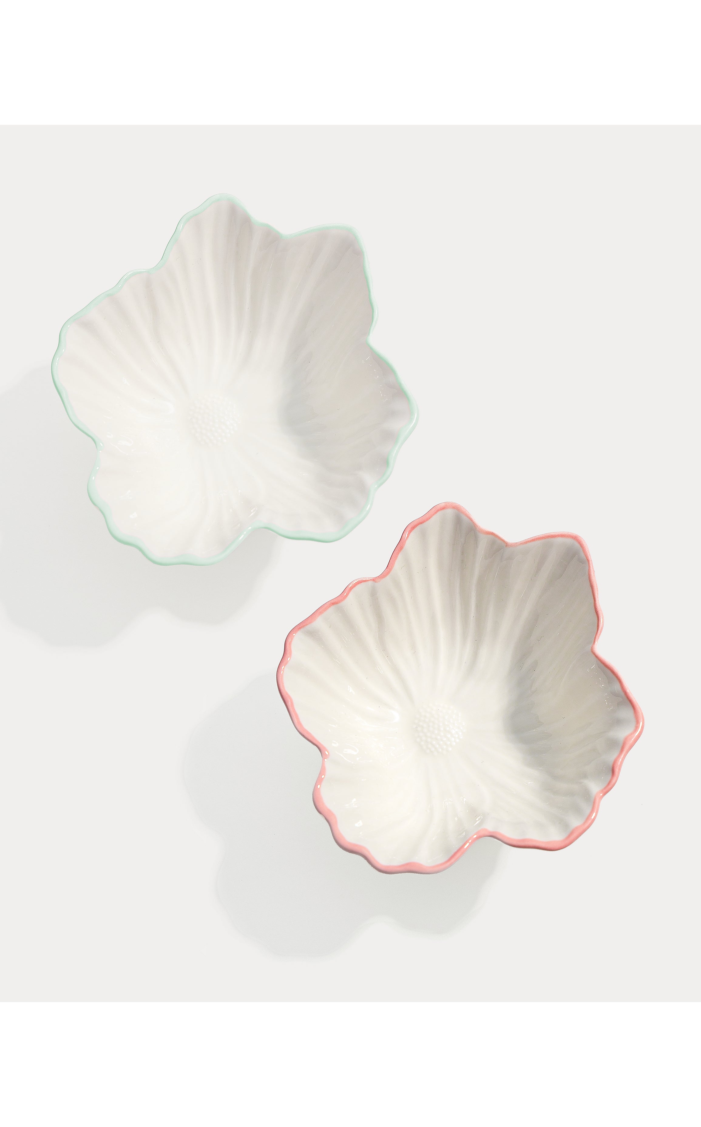 Gwp Floral Nesting Dish Set Resort White