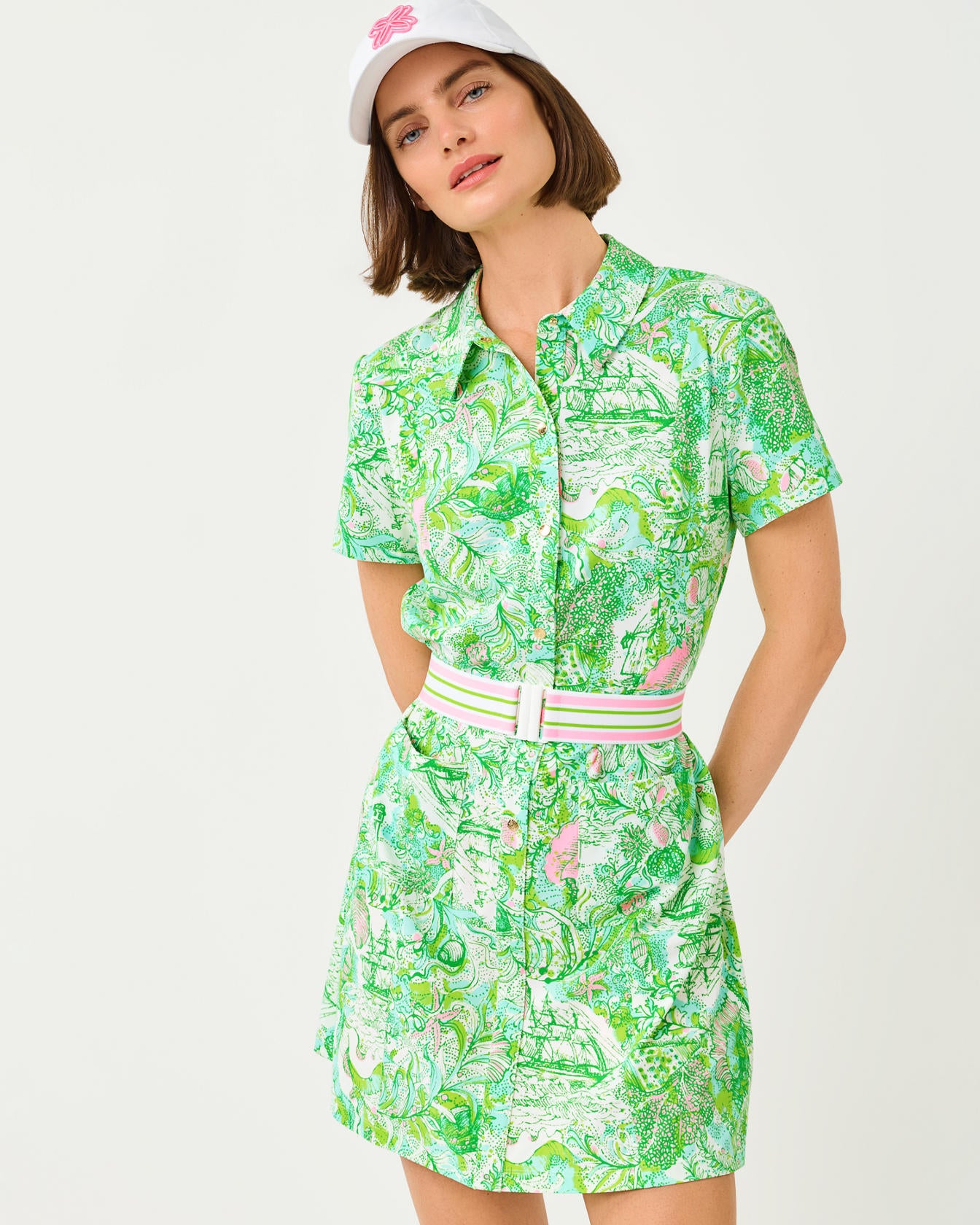 Dominica Dress Upf 50+ In Ship To Shore