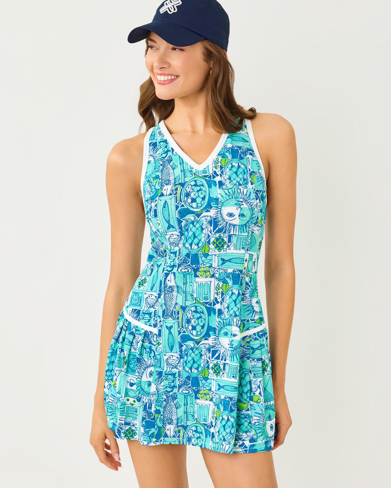 Bacio Active Dress Upf 50+ In Harlillyquin