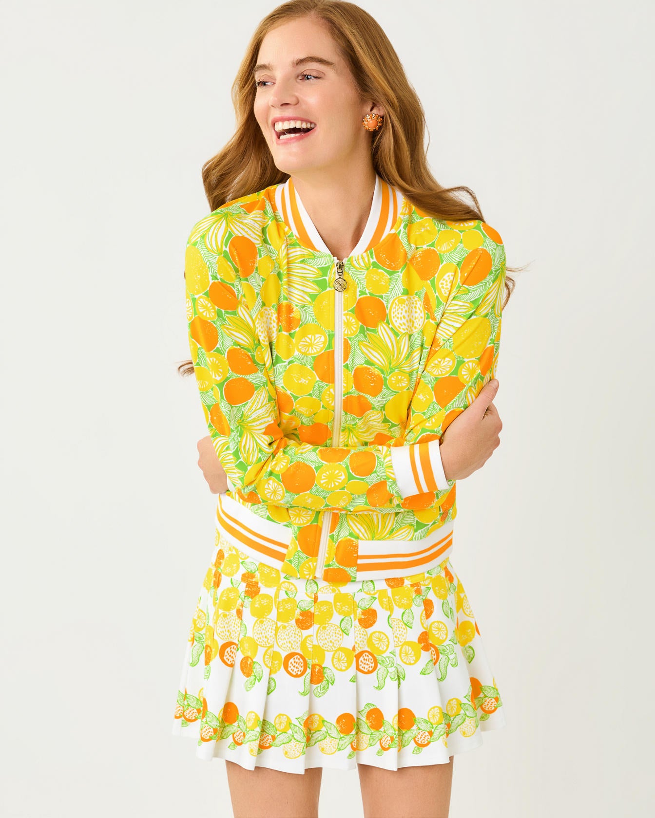 Jaydea Jacket Upf 50+ In Zesty