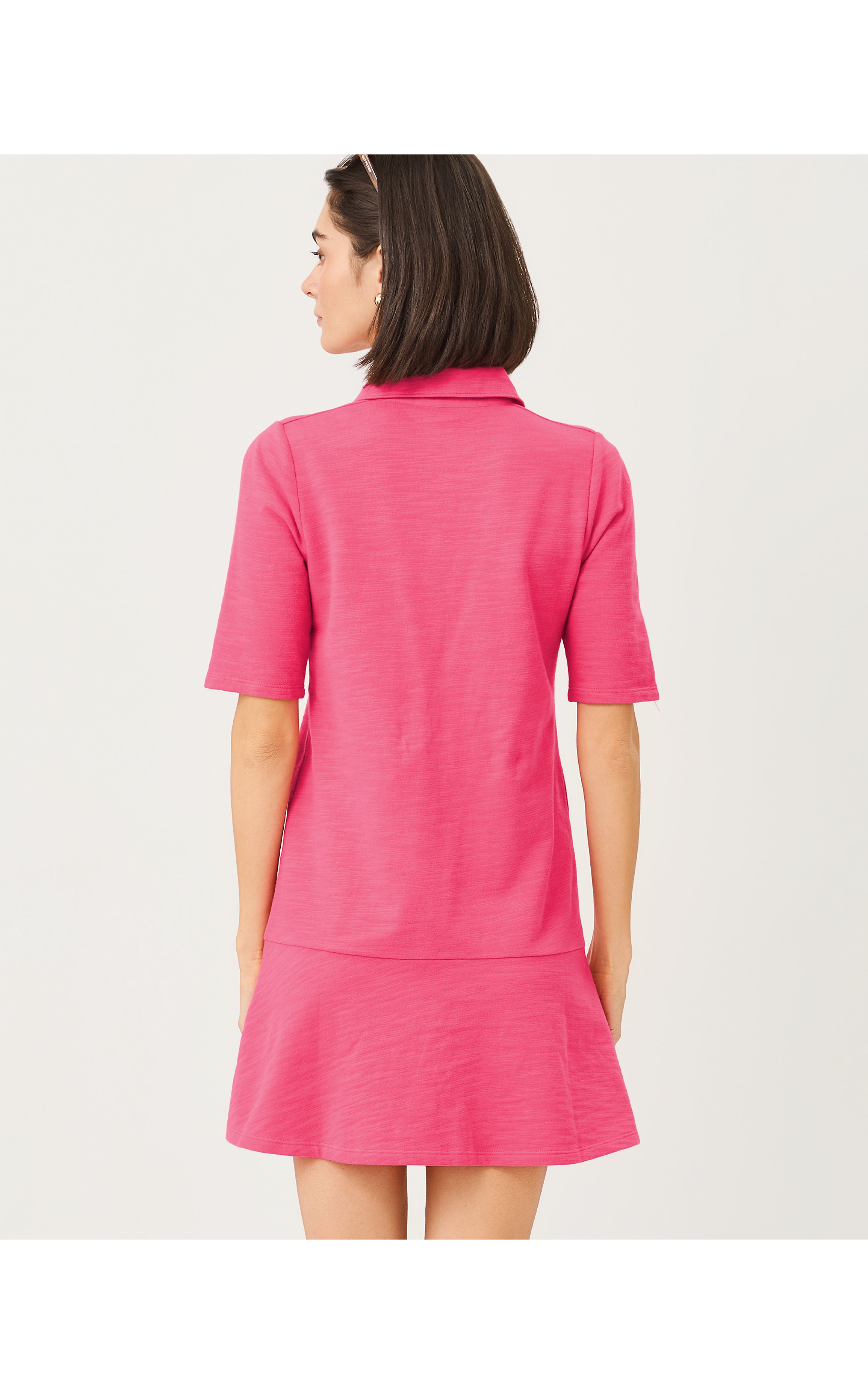 CARMELIA DRESS IN PINK ASTER