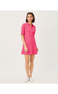 CARMELIA DRESS IN PINK ASTER