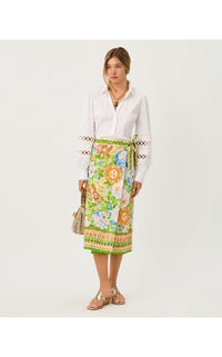 DUSTIN MIDI SKIRT IN SYMPEONY