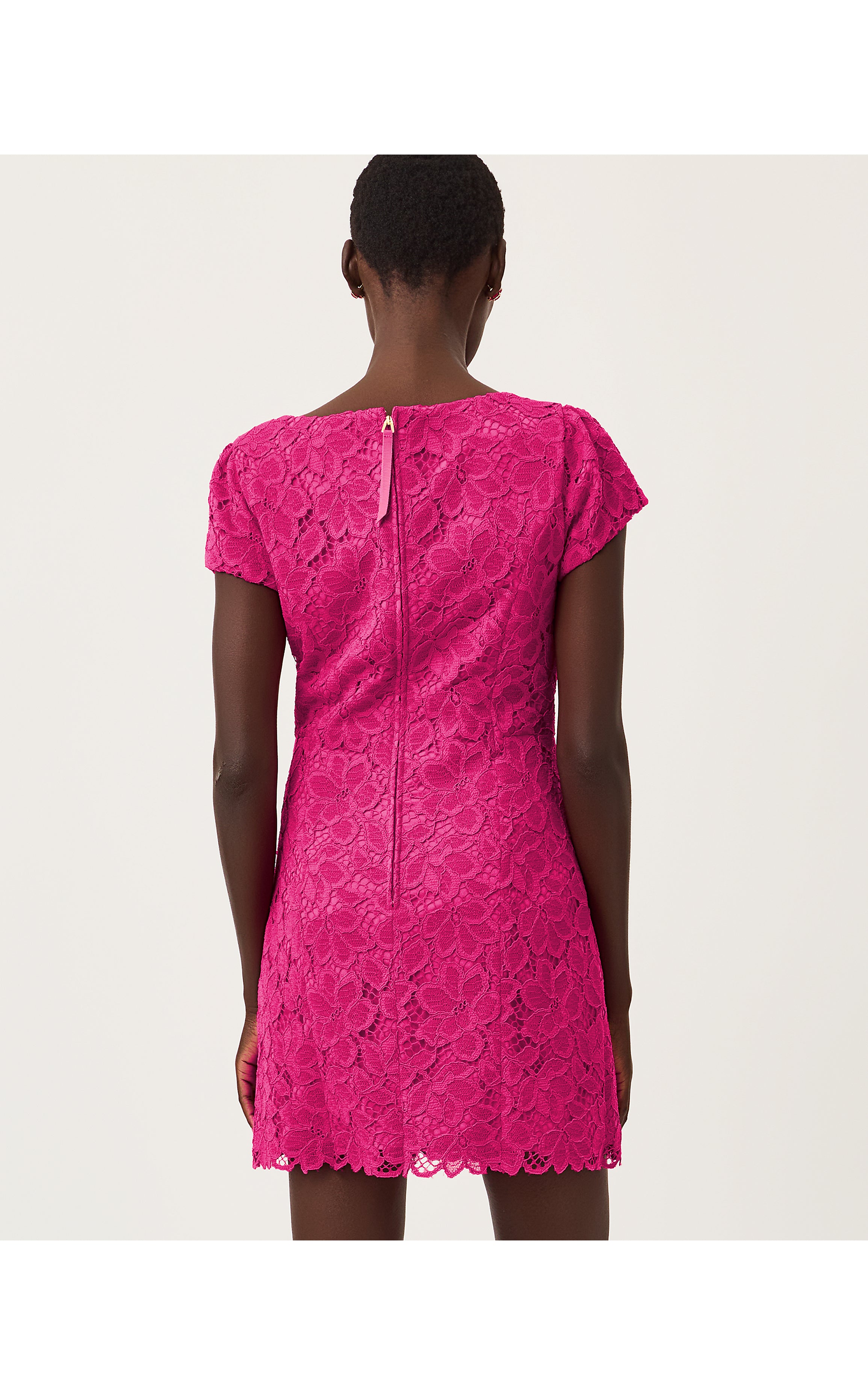 Jules Short Sleeve Skirted Romper Berry Bouquet