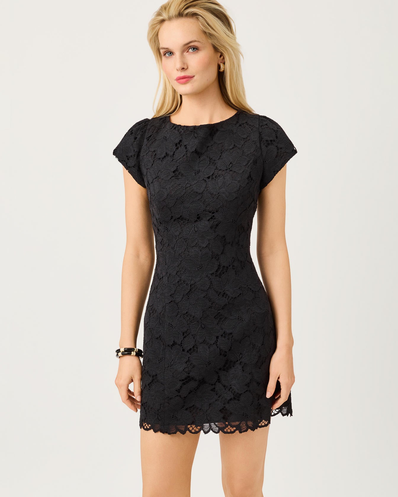 Jules Short Sleeve Skirted Romper Noir