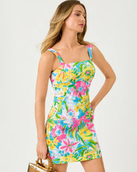 Veda Skirted Romper In Lovely Lilly