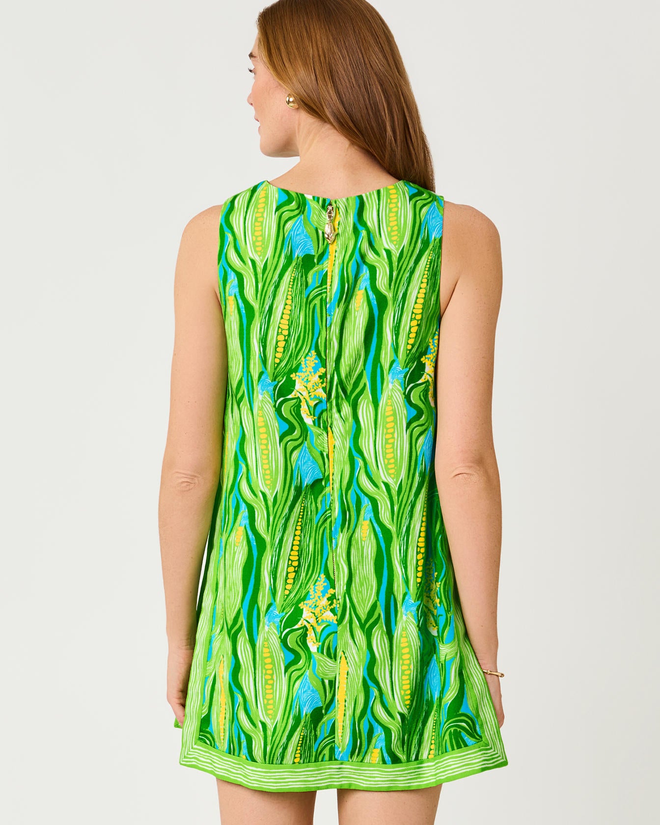 Aisling Shift Romper In Sweet Corn Engineered Romper