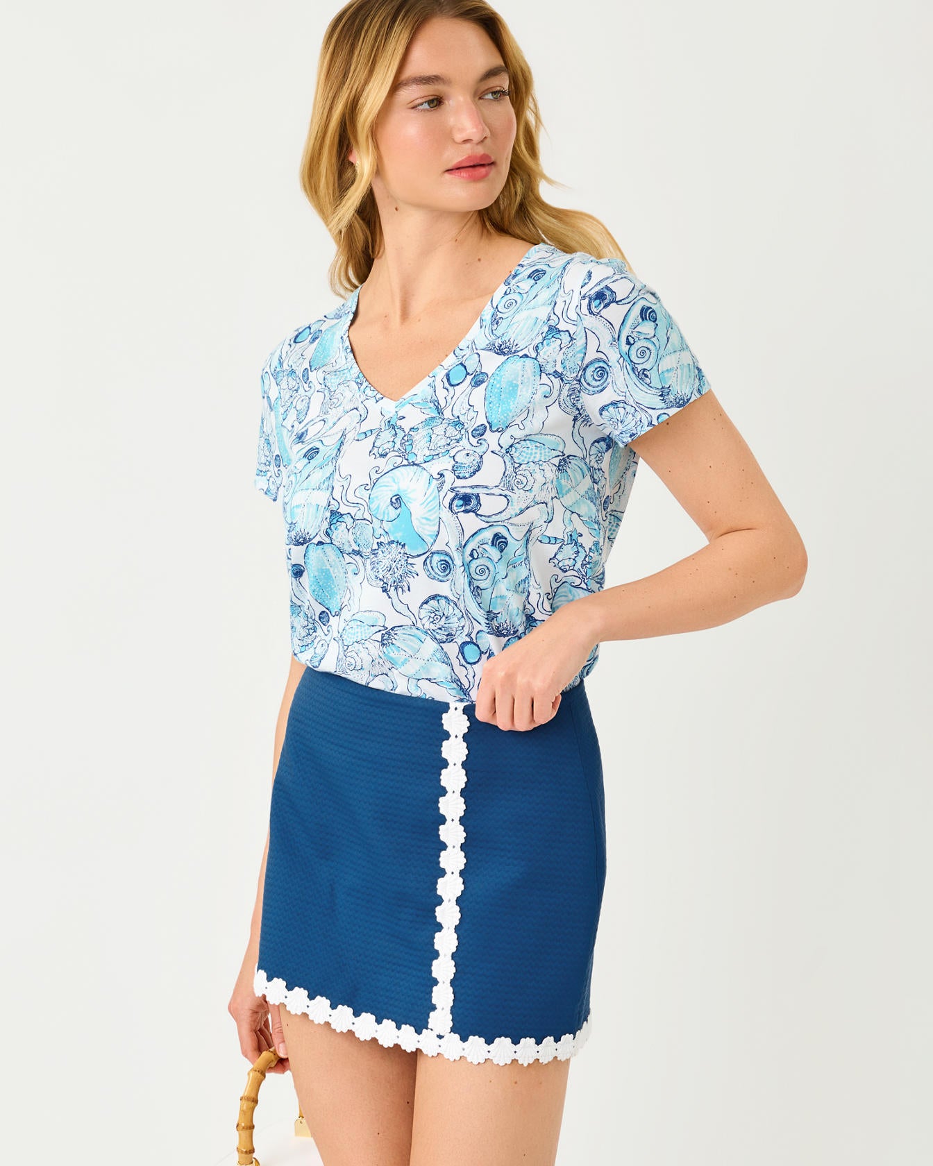 Michelina Mini Skort In Starlight Navy